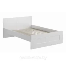 Кровать Сириус двойная 140х200 белая