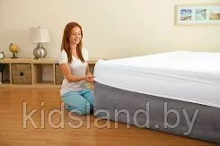 Надувная кровать матрас 64418, 152х203х56см COMFORT-PLUSH HIGH RISE с встрн.насосом 220в