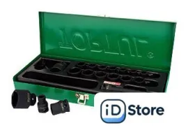 Набор трещотка с головками Toptul GCAD1807 18 предметов