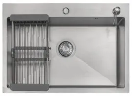 Кухонная мойка ARFEKA ECO AR 70х50CL ARDS AR (Satin Decor Volcanic Rock)