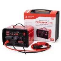 Инверторное пуско-зарядное устройство FoxWeld KVAZARRUS PowerBox 240i, таймер, пластиковый кейс / 8761