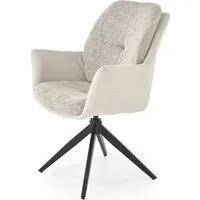 Стул с подлокотниками Halmar K591 (светло-серый)