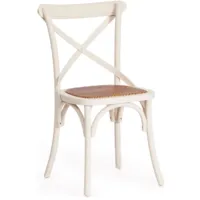 Стул TetChair Cross CB2001 (дерево вяз/белый)