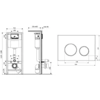 Инсталляция для унитаза Lavinia Boho Relfix 4 в 1 77020018