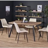 Кухонный стол Halmar Berlin (орех/черный)
