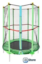 Батут Sundays Acrobat-D140 (зеленый, с сеткой)