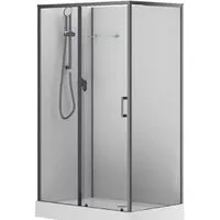 Душевая кабина Aquanet Passion Evo 120L (черный)