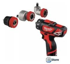 Дрель-шуруповерт Milwaukee M12 BDDXKIT-202C 4933447836 (с 2-мя АКБ, кейс)
