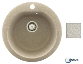 Кухонная мойка БелЭворс Nika (темно-бежевый)