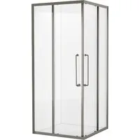 Душевой уголок Cezares RELAX-304-A-2-90-C-GM (оружейная сталь)
