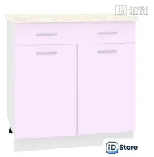 Шкаф напольный Кортекс-мебель Корнелия Лира НШ80р1ш (сирень/мадрид)