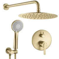 Душевая система Rea Ontario gold matt P5502