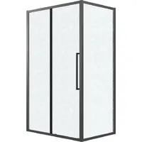 Душевой уголок Grossman Cosmo 130x80x195 120.K33.02.1380.21.02 (черный матовый/стекло шиншилла)