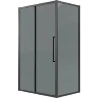 Душевой уголок Grossman Cosmo 100х100х195 120.K33.02.1010.21.10 (черный матовый/стекло тонированное)