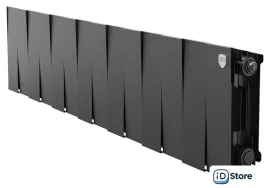 Биметаллический радиатор Royal Thermo PianoForte 200 Черный- 14 секций