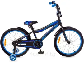 Детский велосипед Favorit Biker 20" черно-синий