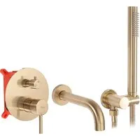 Смеситель Rea Lungo Matt Gold B7503 (матовое золото)