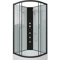 Душевая кабина Niagara NG-6703-14BKG 80x80x200