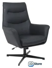 Офисное кресло AksHome Hudson (экокожа, черный PU-24/черный)