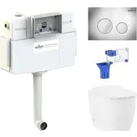 Унитаз приставной Lavinia Boho Relfix Bell Pro 5 в 1 87060210 (хром пластик)