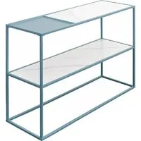 Консольный стол Bergenson Bjorn Mayen BB0000504 (белый/бирюзовый)
