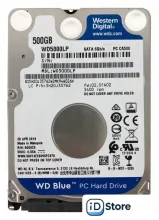 Жесткий диск WD Blue 500GB WD5000LPZX