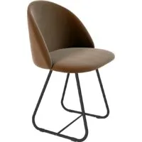 Стул Sheffilton SHT-ST35/S38 (кофейный ликер/черный муар)