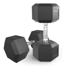Гантели гексагональные обрезиненные UNIX Fit (27.5 кг, 2 шт)