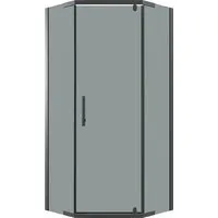 Душевой уголок Niagara Eco NG-1010-14DT 100x100x190 (черный/стекло тонированное)