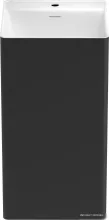 Wellsee Pure BY Wellsee 230716000 (отдельностоящий, с отверстием под смеситель, матовый черный/глянцевый белый)