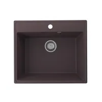 Кухонная мойка Ulgran QUARTZ Forte 580-06 (трюфель)