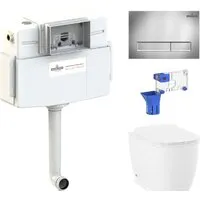 Унитаз приставной Lavinia Boho Relfix Bell Pro 5 в 1 87060206 (хром пластик)