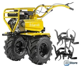 Мотоблок бензиновый Garvill MCP-427K-19 Extreme (колеса 19-7x8)