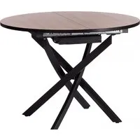 Кухонный стол TetChair Manzana 100x10030x75 (дуб вотан/черный)