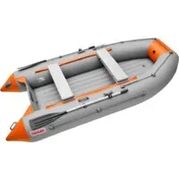 Моторная лодка Roger Boat Trofey 3500 (без киля, серый/оранжевый)