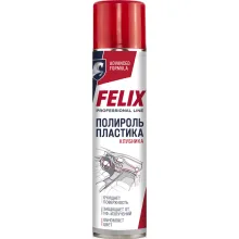 Полироль пластика Felix аэрозоль Клубника 400мл