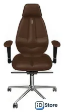 Офисное кресло Kulik System Classic Maxi (азур, шоколад с подголовником)