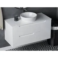 Мебель для ванных комнат Vela Тумба под умывальник Vela Венеция 100П под столешницу белый матовый правая TU270872