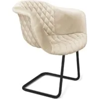 Стул Sheffilton SHT-ST31-C4/S45-1 (кремовый/черный муар)