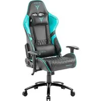 Игровое (геймерское) кресло Zone51 Clubpoint (черный/голубой)