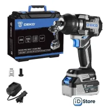 Гайковерт Deko ZKIS20 Pro Max 083-1089 (с 1-им АКБ, кейс)