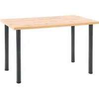 Кухонный стол Halmar Modex 2 120/68 (дуб вотан/черный)
