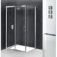 Душевой уголок BelBagno UNO-AH-1-120/100-C-Cr (прозрачное стекло)