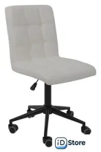 Офисное кресло AksHome Sonata (молочный шенилл Ote Canna 100/черный)