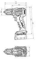 Профессиональная дрель-шуруповерт Metabo Powermaxx BS 12 BL