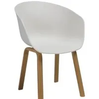 Стул с подлокотниками Signal Ego (белый)