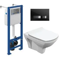 Унитаз подвесной Cersanit Carina New Clean On S-IN-MZ-VECTOR P-BU-MOV/Blg/Gl