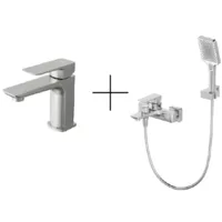 Комплект смесителей Oliveeka OL-639003A139003-BN (никель матовый)