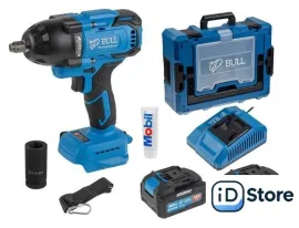 Гайковерт Bull SC 1807 1329723 (с 2-мя АКБ, кейс)