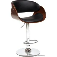 Стул TetChair Lando mod.4036 (черный/орех/хром)